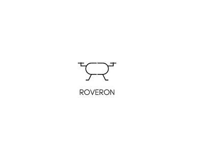 Roveron-Drone Logo drone logo roveron minimal