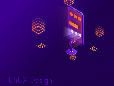Isometric Design design graphic isometric ui ux
