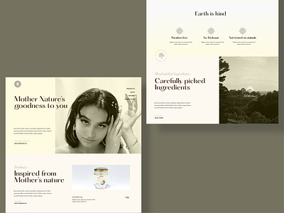 Earth Finest - Website UI typography ui uidesign website design website ui website ui design