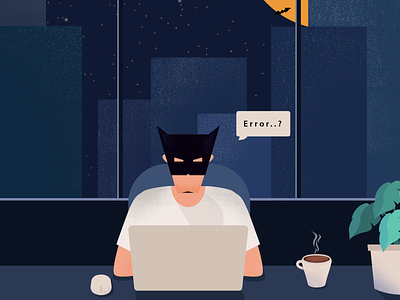 Coders working late night be like batman batman illustrations batman vector coders developer illustrations developers working working late
