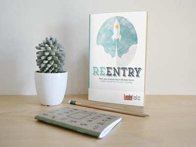 Reentry Workbook for LeaderTreks book book design church layout logo ministry workbook
