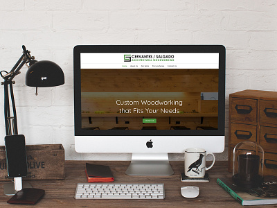 CS Woodwork Wordpress Website, Branding, Logo branding illustrator logo design small business webdesign website wordpress
