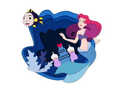 Little Mermaid illustration mermaid