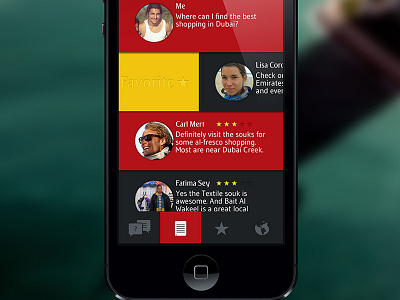 Conceptual inflight service app for Emirates app emirates favorites photoshop swipe