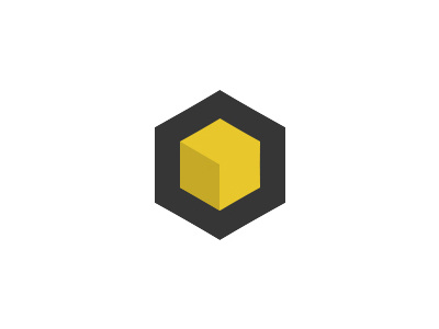 Cube logo box cube logo minimal