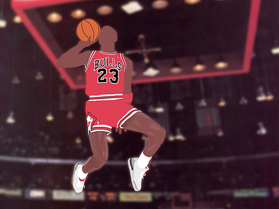 Air Jordan basketball bulls illustration michael jordan photoshop
