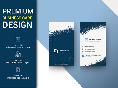 abstract modern business card design abstract background business card company contact corporate creative design graphic identity illustration layout modern presentation simple style template vector web