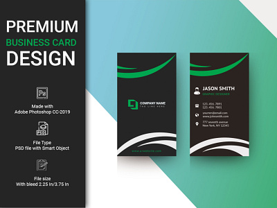 simple modern business card design abstract background business card company contact corporate creative design graphic identity illustration layout modern presentation simple style template vector web