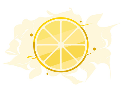 lemon slice brand branding design flat flat design graphic design icon illustration lemon lemon logo lemon slice lemon vector lemons logo vector web