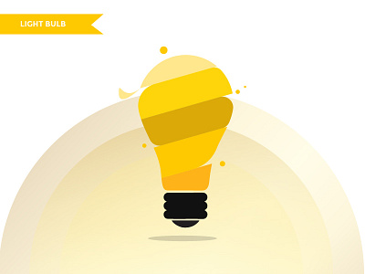 light bulb branding design flat design graphic design icon illustration logo minimal vector
