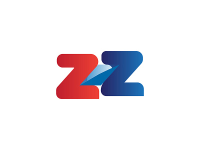 letter z with crystal logo mark company design flat graphic identity linked logogram modern popular symbol vector wv