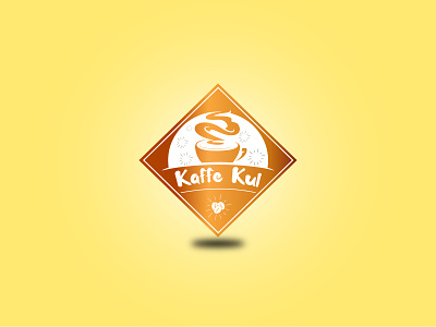 Kaffe kul app brand character coffee coffee app cup flat design graphic design icon illustration illustrator kaffe kul logo type typography ui ux vintage badge web website