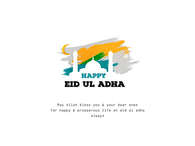 Happy eid ul adha design eid ul adha flat design graphic design happy happy eid illustration moon sketch vector