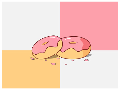 sweet and testy donuts design donut donut chart donut illustration donuts drawing dribbble flat design food graphic design healthy food icon illustration illustrator sweet and testy donuts vector yammy yummy donut