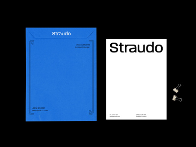 Straudo — Branding branding design duolution file identity letterhead logo logotype parvizbayram print stationery typography visual