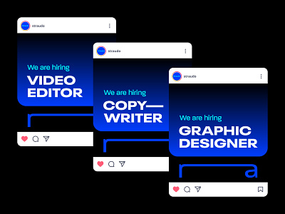 Straudo — Branding branding design duolution hire hiring instagram job job listing job position logo logotype parvizbayram post social media story typography vacancy
