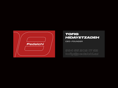 Pedalchi — Branding — Business card