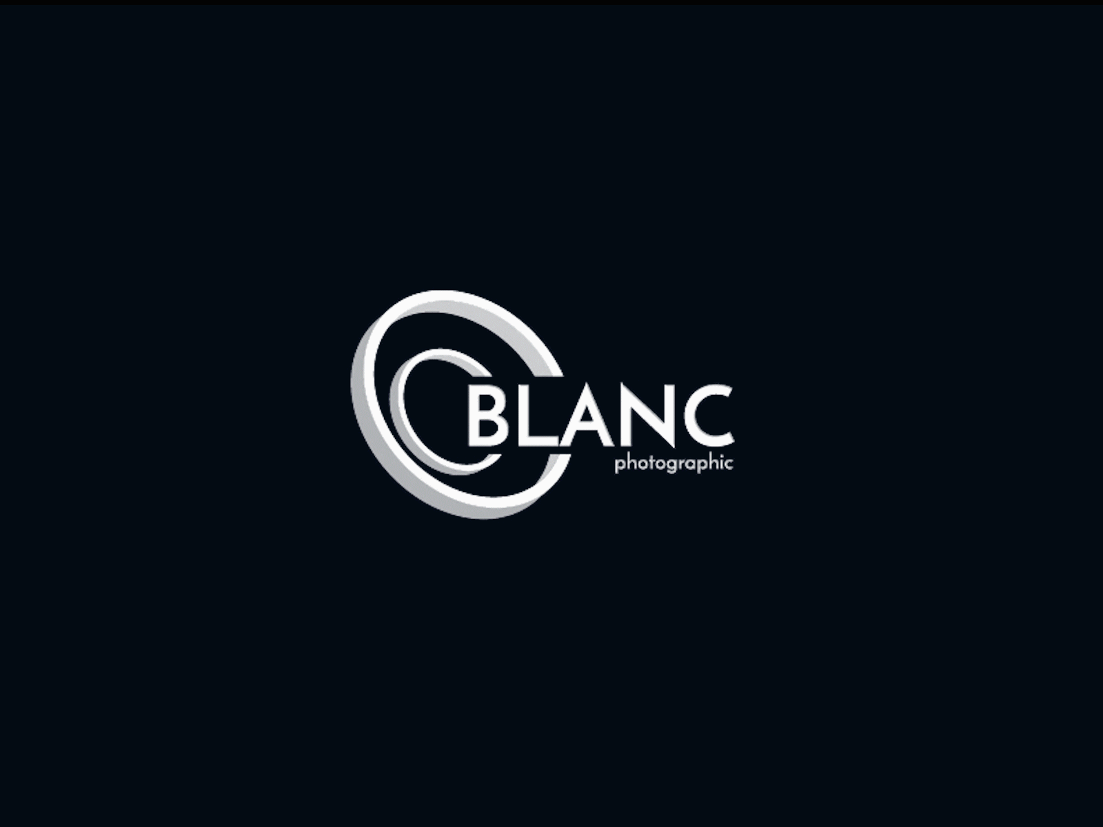 Blanc Photographic Logo Animation adobe aftereffects animation blanc illustrator logo logo animation motiongraphics vector