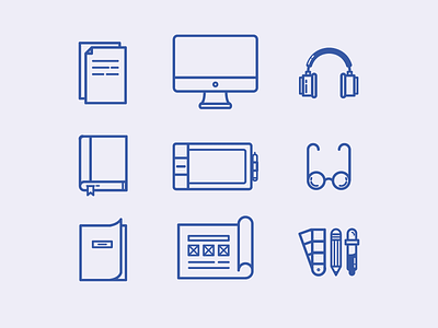 Design Kit designer graphicdesign icon illustrator minimalist tools vetor