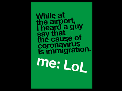 DAY 4 coronavirus design designer graphic design graphic designer immigration london poster poster design typography united kingdom