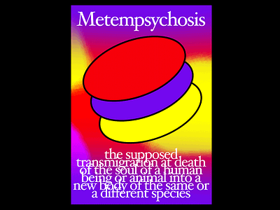 DAY 58. design designer freelance graphic design graphic designer london metempsychosis poster poster design typography vector