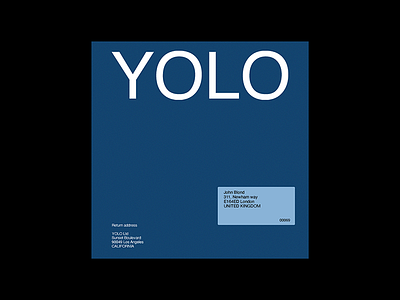 Envelope and letterhead X YOLO brand brandidentity branding corporate graphic design helvetica london typography visual identity