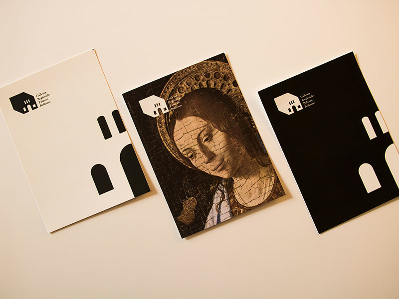 Galleria Regionale Palazzo Bellomo museum corporate branding corporate post cards visual identity brand branding typography logo vector design graphic design