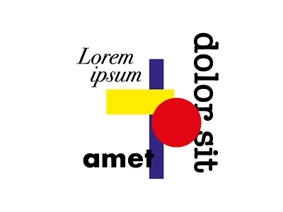 Lorem Ipsum dolor sit amet blue design designer designer type designer logo famous graphic design red text placeholder tipografia type typography vector yellow