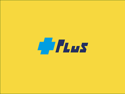 Plus - Blockchain startup block chain brand branding design graphic design logo logodesign logotype plus start up typography vector yellow