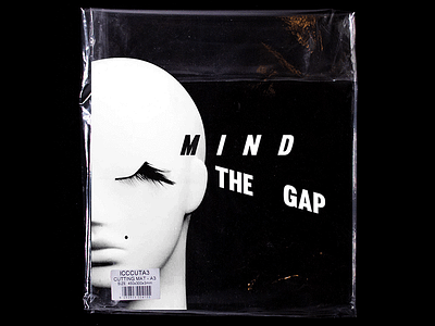Mind the gap album album cover design black black white branding cover cover artwork cover design design designer drum and bass graphic design london minimal music packaging photography typeface typography united kingdom