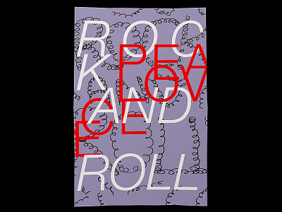 Day 58. design designer freelance graphic design graphic designer london poster design rock and roll typography united kingdom