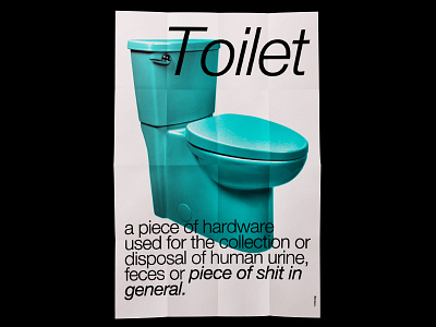 Day 71. design designer freelance graphic design graphic designer london poster poster design toilet typography united kingdom