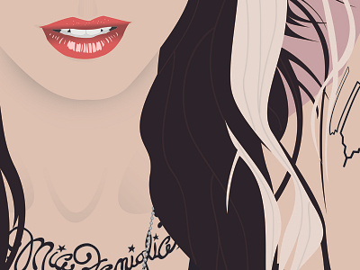 Christina Perri adobe adobe illustrator details illustration illustrator magazine music musician portrait singer