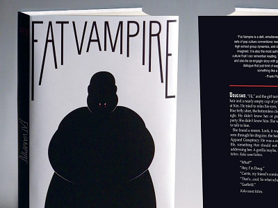 Fat Vampire book book cover illustration vampire