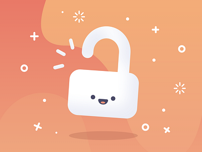 App Unlock Icon app app design design illustration learning lock locked logo password security ui unlock unlocked vector