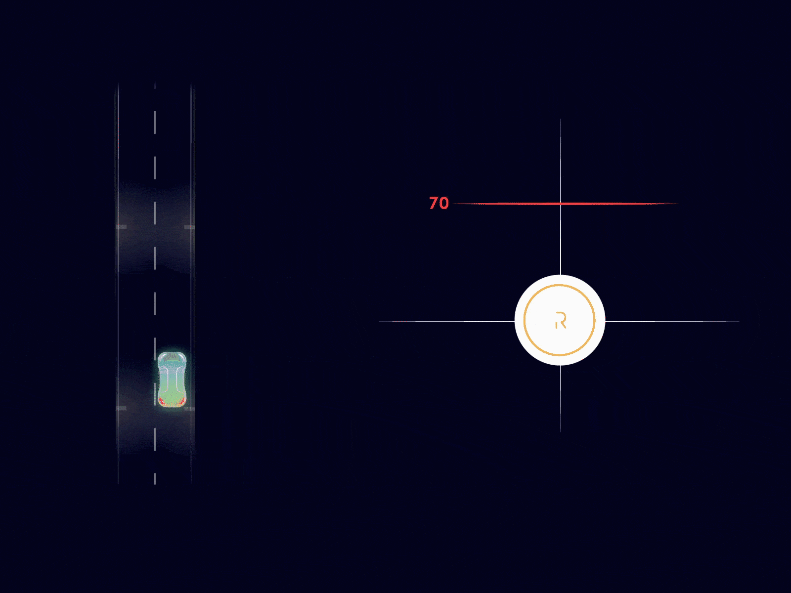 Speed Limit Animation for Reevo AR Autonomous Car