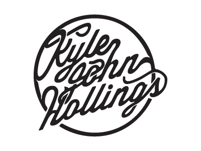 Kyle John Hollings Woodmark circle hollings john kyle logo lost script type wisdom woodmark