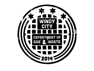 Windy City Dept. of Gas & Waste chicago city cover department dept. gas manhole sewer waste windy