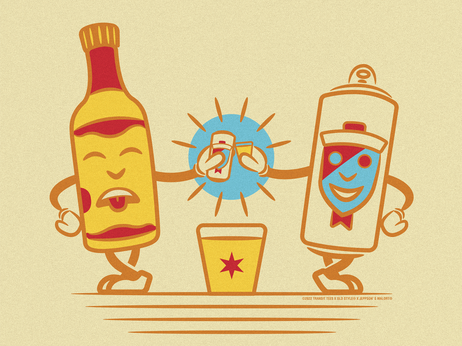 Chicago Handshake Mascots by Kyle John Hollings on Dribbble