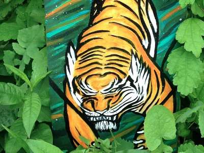 Tiger Style deck skate skateboard style tiger