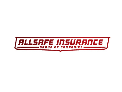 Allsafe Insurance - Group of Companies allsafe gradient insurance logo lost outage red shield type