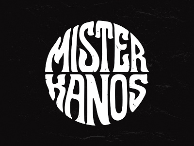 The Mister Kanos Logo evil lettering logo psychedelic