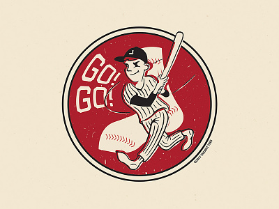 Go! Go! baseball chicago mascot retro sock vintage white sox