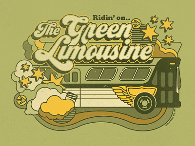 The Green Limousine bus chicago civic funky green groovy limousine old school retro transit transportation vintage