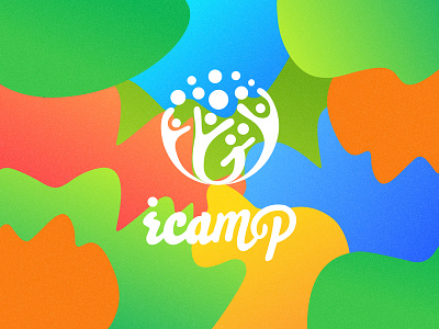 World Camp Carnival theme LOGO design