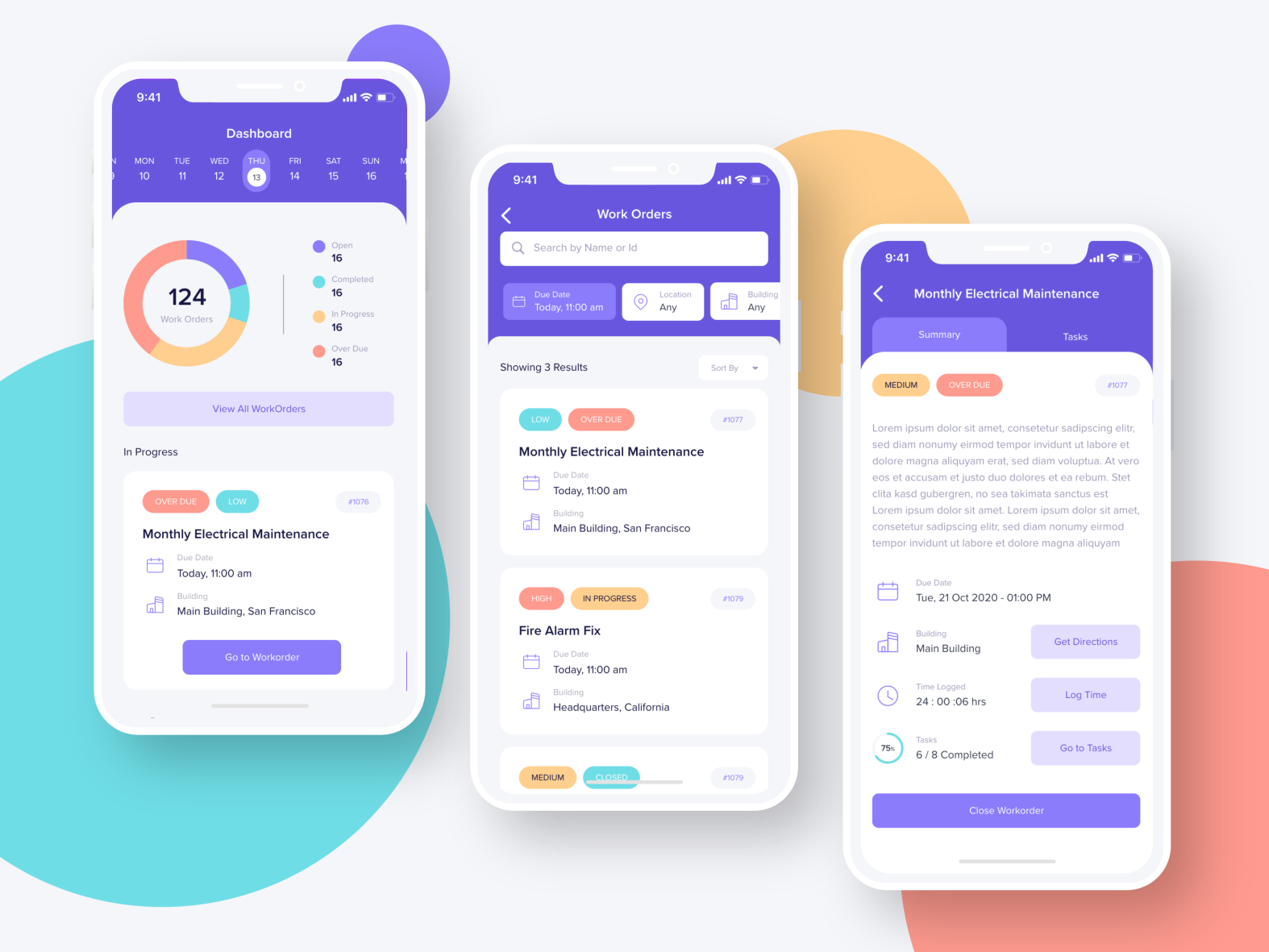 Work Order Management by Collin on Dribbble