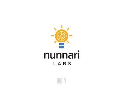 Nunnari Labs - AI & ML Training artificial intelligence brand bulb education lab labs logo machine maze training