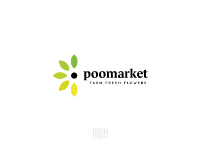 Logo for Poomarket ( Flower Market ) - Farm Fresh Flowers agriculture boquet branding farm farmers floriculture florist flowers logo logo design logos marketplace online online marketing online shop online shopping online store vector vegetation