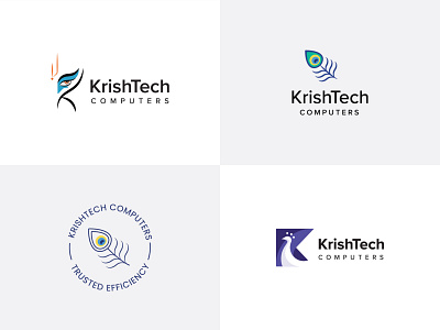 Logo Exploration for Krishtech Computers