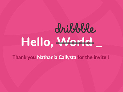 Hello Dribbble debut debutpost design first firstpost illustration vector